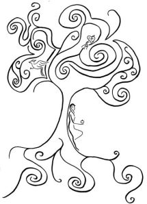 Pen and Ink - Tree of Choice Pen and Ink - Tree of Choice