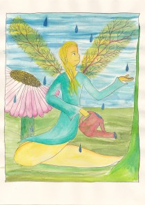 Wealth Faery Painting