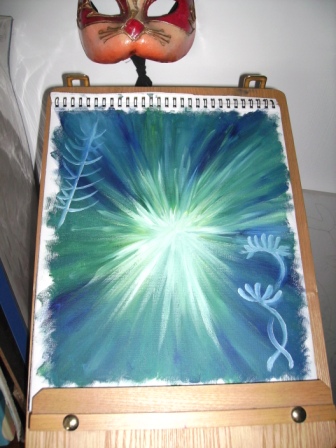Oil Painting - Honeysuckle Road