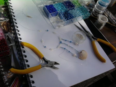 Beading for a workshop - picture