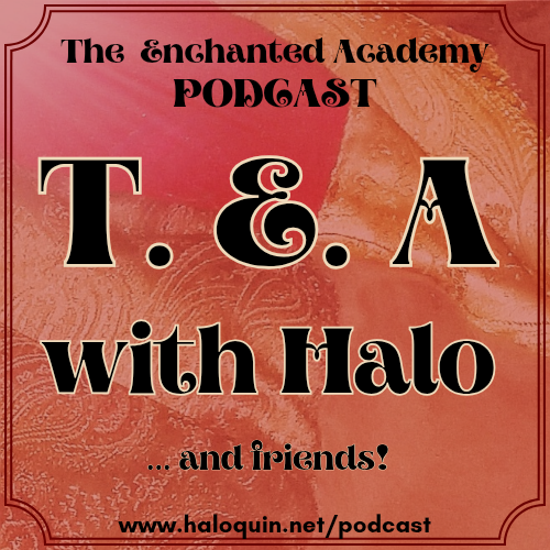 TEA with Halo Podcast logo.
